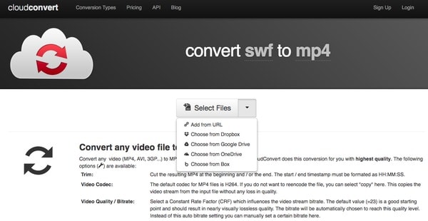 convert swf files to mp4